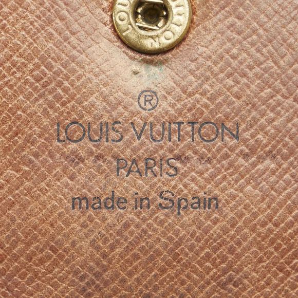 Louis Vuitton Monogram Pochette Porte Monet Long Wallet Brown Leather s - Picture 9 of 10